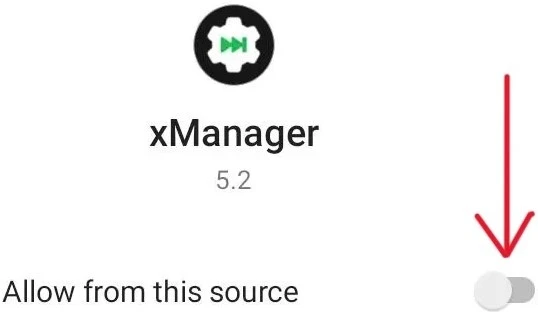 xManager Spotify APK Allow Unknown Sources.